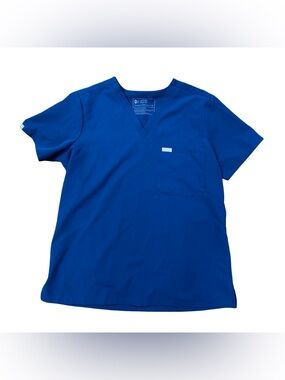 Figs Blue Catarina One Pocket Scrub Top Size Medium PO 5620 Style 1000211